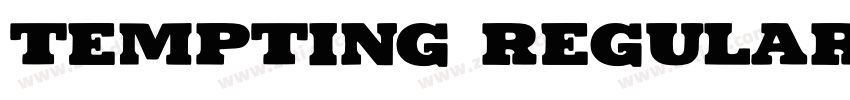 Tempting Regular字体转换